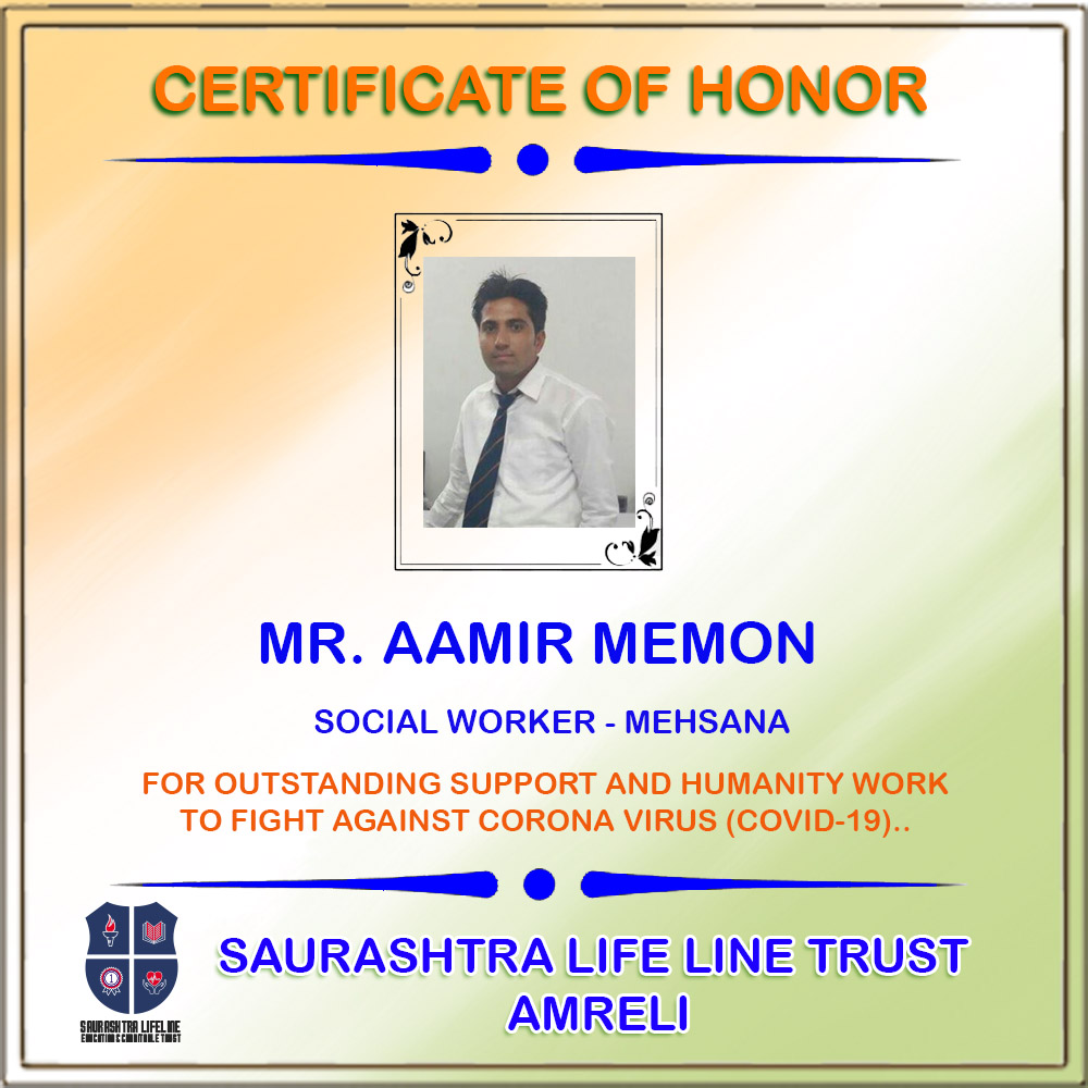 Certificate of Honor